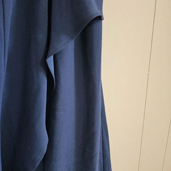 BCBGeneration Blue Ruffle Dress - Picture 5 of 7